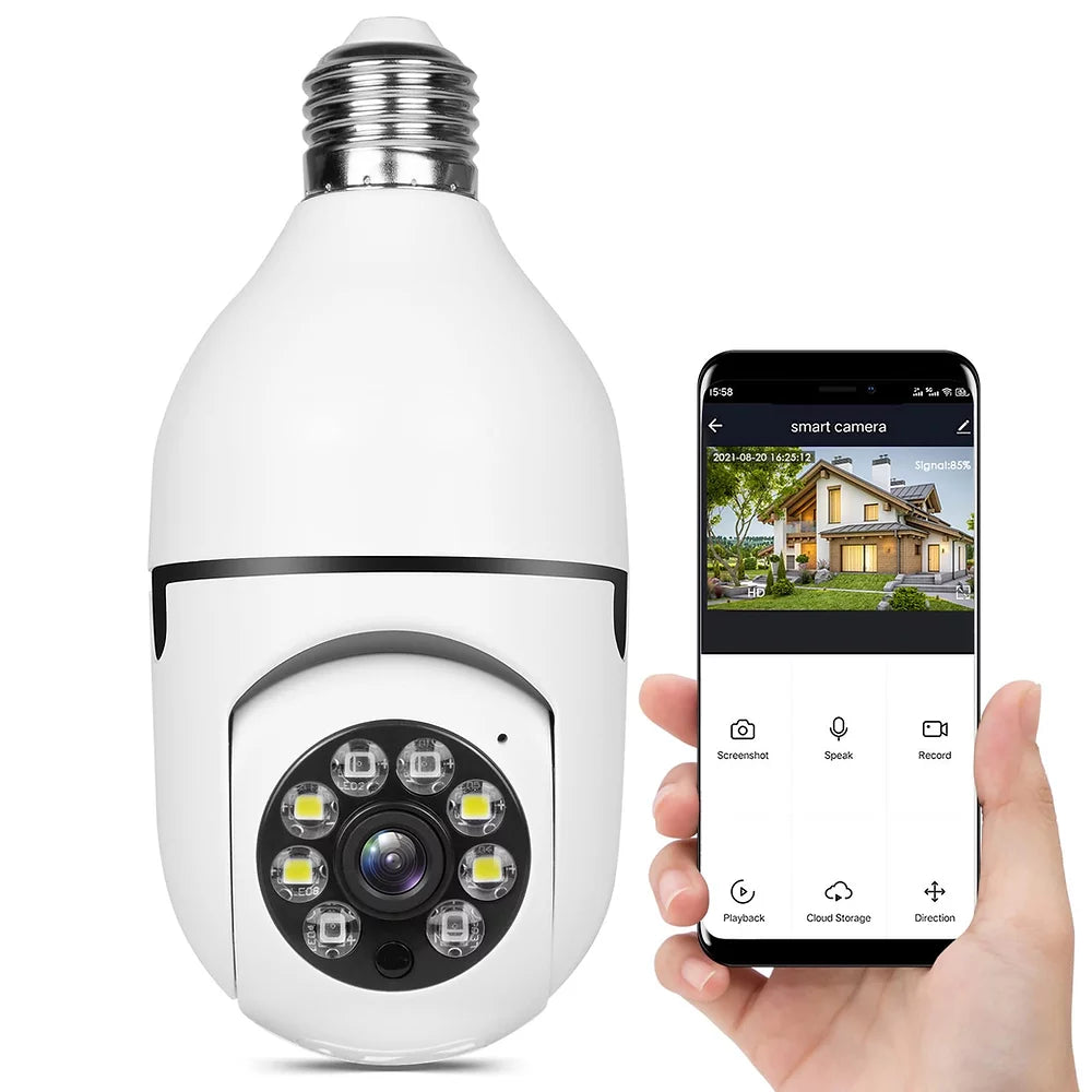 BulbWatcher™️ - Wireless Smart Security Cam